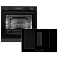 BACKOFENSET CLS912  - Schwarz, Basics, Glas/Metall (59,6/59,5/56,9cm) - Oranier