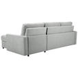 ECKSOFA Grau Webstoff  - Schwarz/Grau, KONVENTIONELL, Kunststoff/Textil (270/160cm) - Carryhome