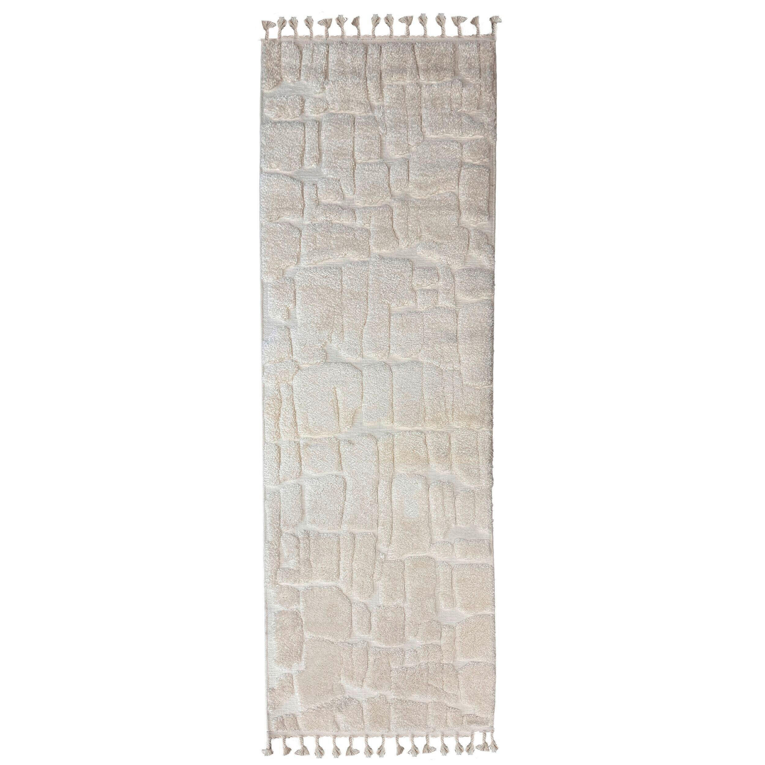 HOCHFLORTEPPICH 80/300 cm Creme  - Creme, Basics, Kunststoff/Textil (80/300cm) - Flair Rugs