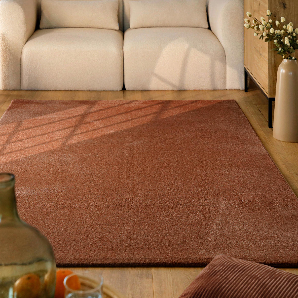 WEBTEPPICH 140/200 cm Esprit Terracotta  - Terracotta, Basics, Textil (140/200cm) - Esprit