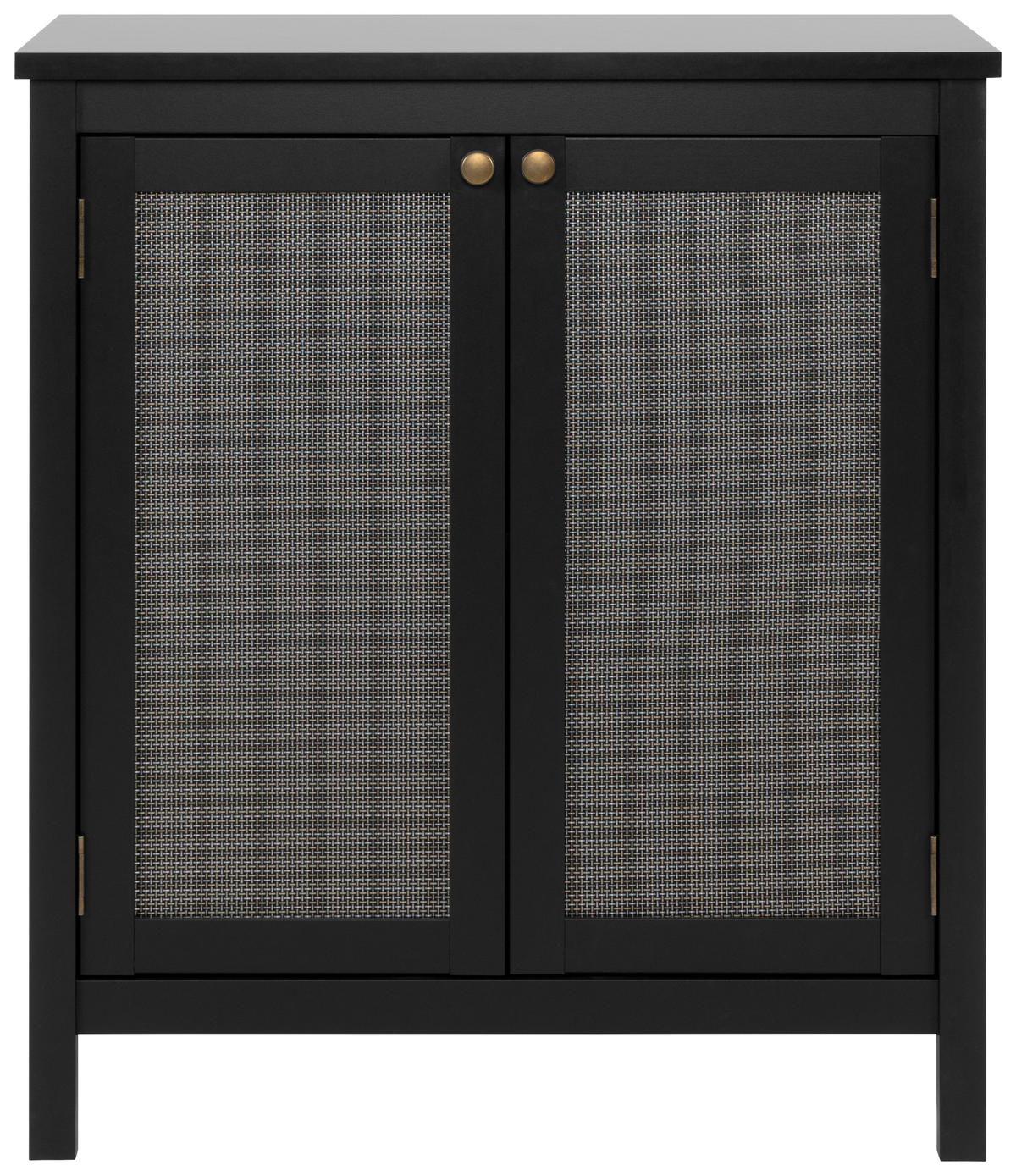 KOMMODE  in 80/90/40 cm  - Messingfarben/Schwarz, Trend, Holzwerkstoff/Metall (80/90/40cm) - MID.YOU