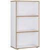 AKTENREGAL 60/110/33 cm  - Honigeiche/Weiss, Design, Holzwerkstoff/Kunststoff (60/110/33cm) - MID.YOU