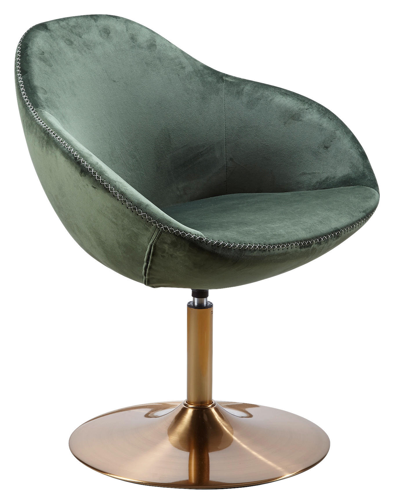 MID.YOU KRESLO, textil, zelená