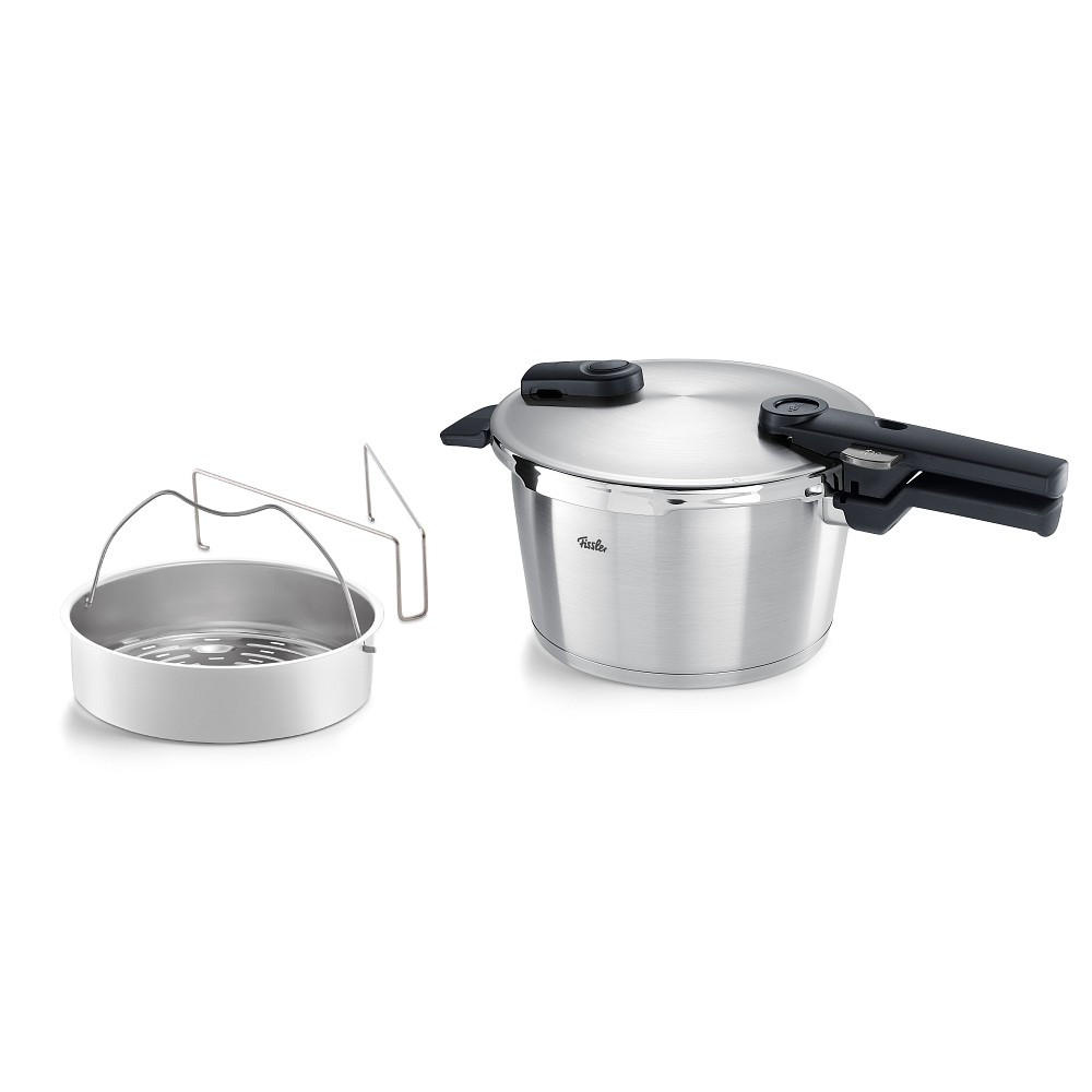 Fissler Schnellkochtopf Vitaquick® Premium Silber, Edelstahl 18 cm