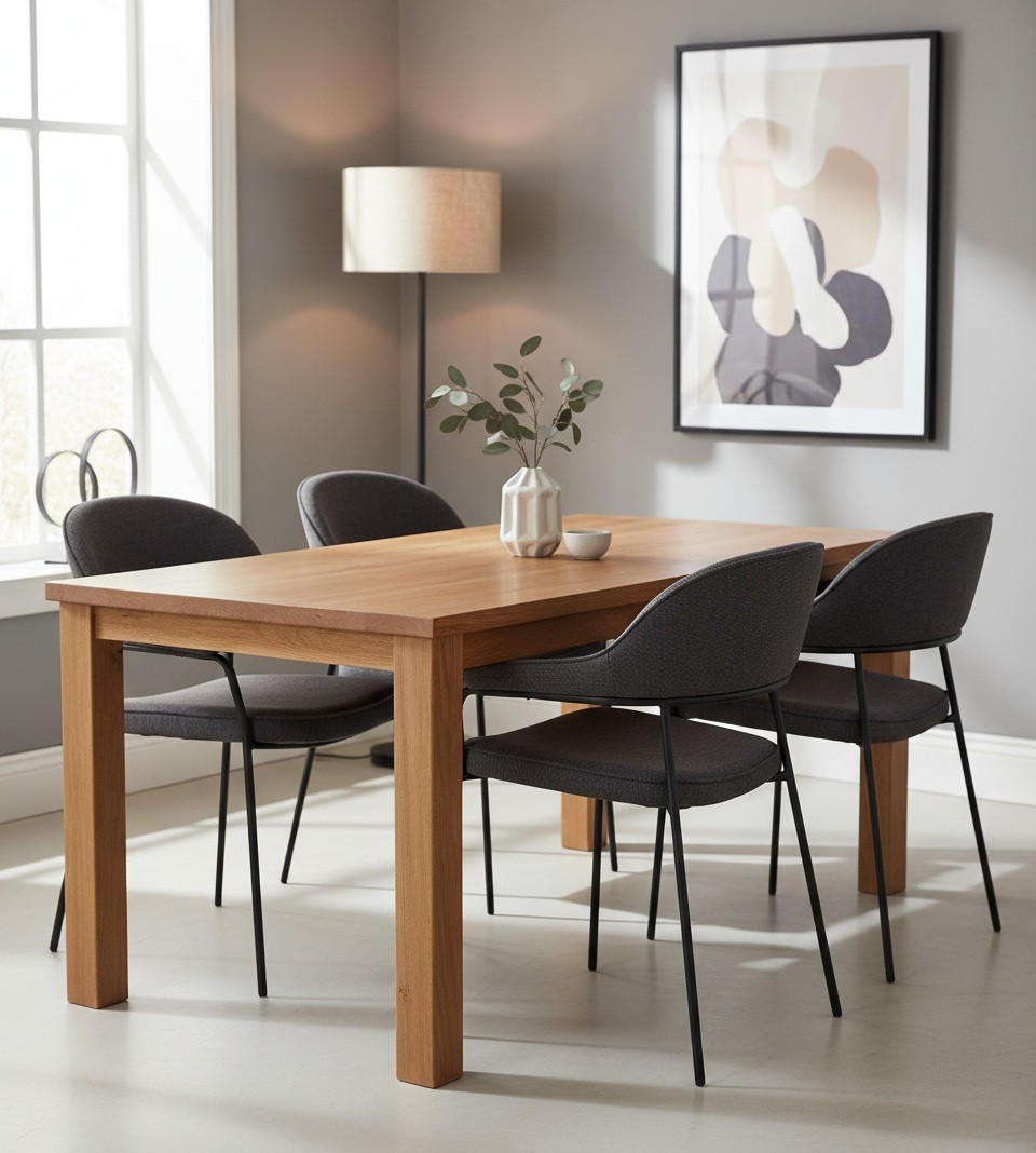 ARMLEHNSTUHL-SET 2 Stück  in  - Dunkelgrau/Schwarz, MODERN, Textil/Metall (56,5/85/56,5cm)