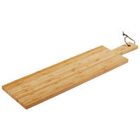 SCHNEIDEBRETT Holz Bambus  - Braun, Basics, Holz (16/61/1,5cm)