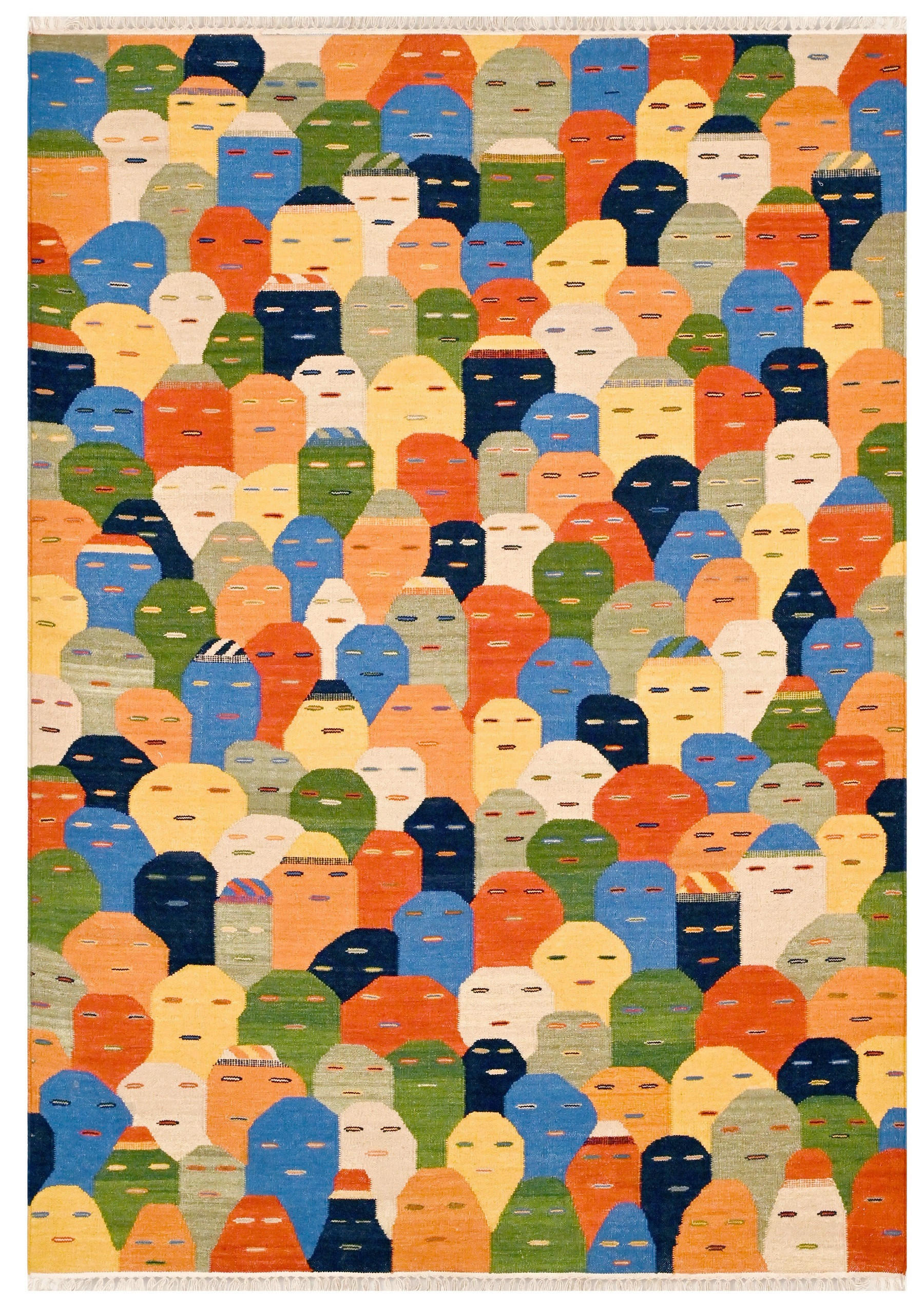 ORIENTTEPPICH  Wohnzimmer 80/200 cm Happy Faces Multicolor rechteckig  - Multicolor, LIFESTYLE, Textil (80/200cm) - Cazaris