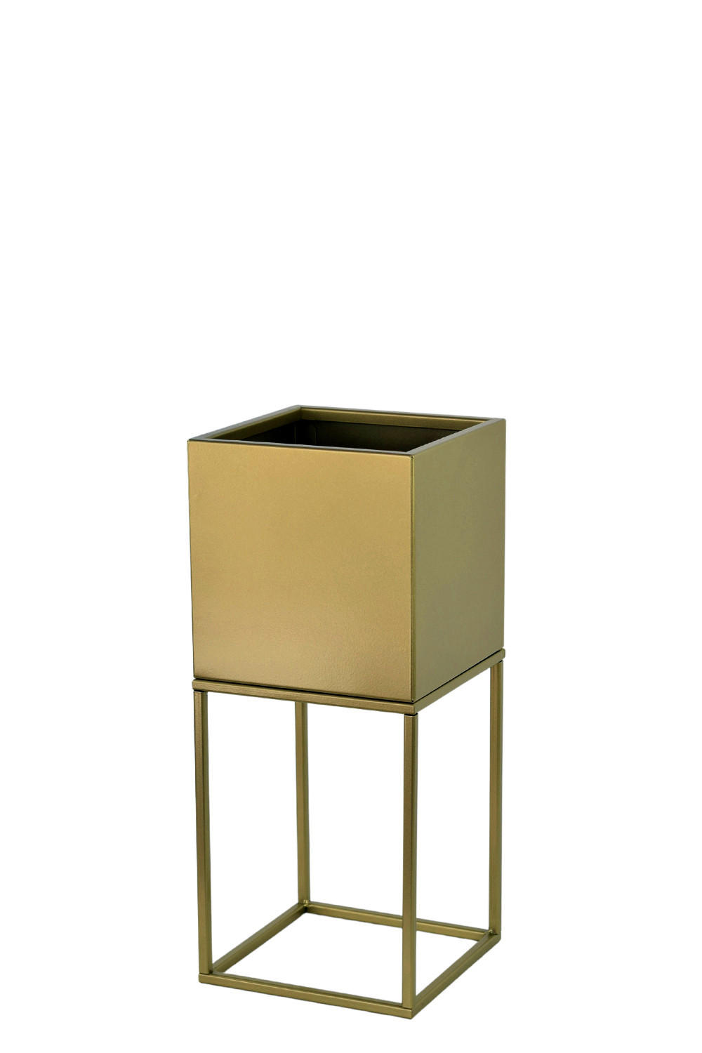 BLUMENSTÄNDER in Metall  - Goldfarben, Basics, Metall (19/47/19cm)