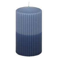 KERZE - Pastellblau, Basics, Paraffin (6,7/12,0cm) - Steinhart
