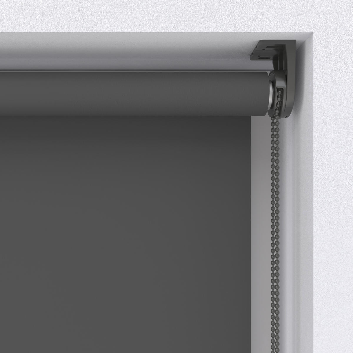 VERDUNKELUNGSROLLO  Verdunkelung  110/150 cm    - Anthrazit, Basics, Kunststoff (110/150cm)