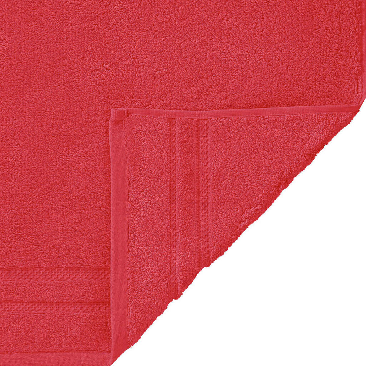 HANDTUCH 50/100 cm Micro Touch Rot  - Rot, Basics, Textil (50/100cm)