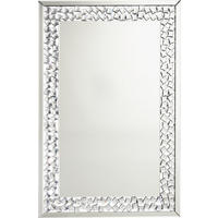 ZRCADLO 80/120/2 cm  - barvy stříbra, Design, kompozitní dřevo/sklo (80/120/2cm) - Xora