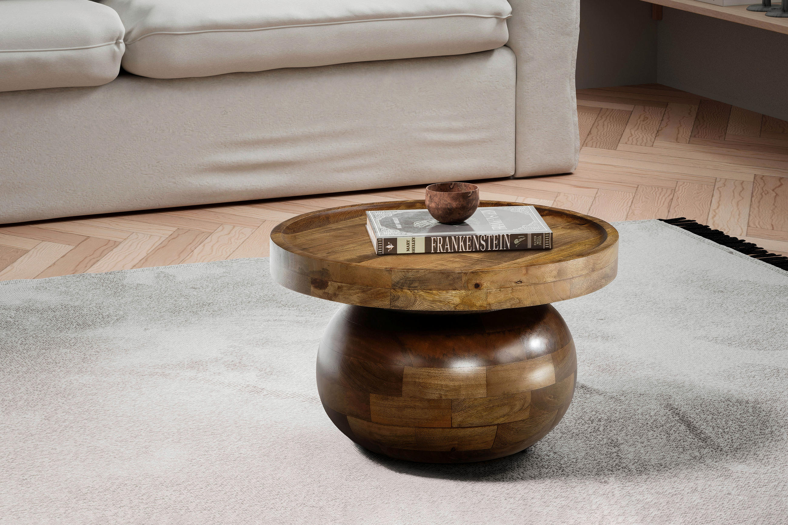 SOFFBORD i trä 50/50/30,5 cm  - brun, Design, trä (50/50/30,5cm) - MID.YOU