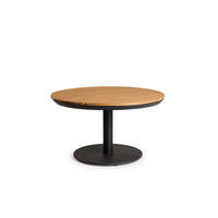 LOUNGETISCH  - Anthrazit/Teakfarben, Modern, Holz/Metall (70/70/42cm) - Tierra Outdoor