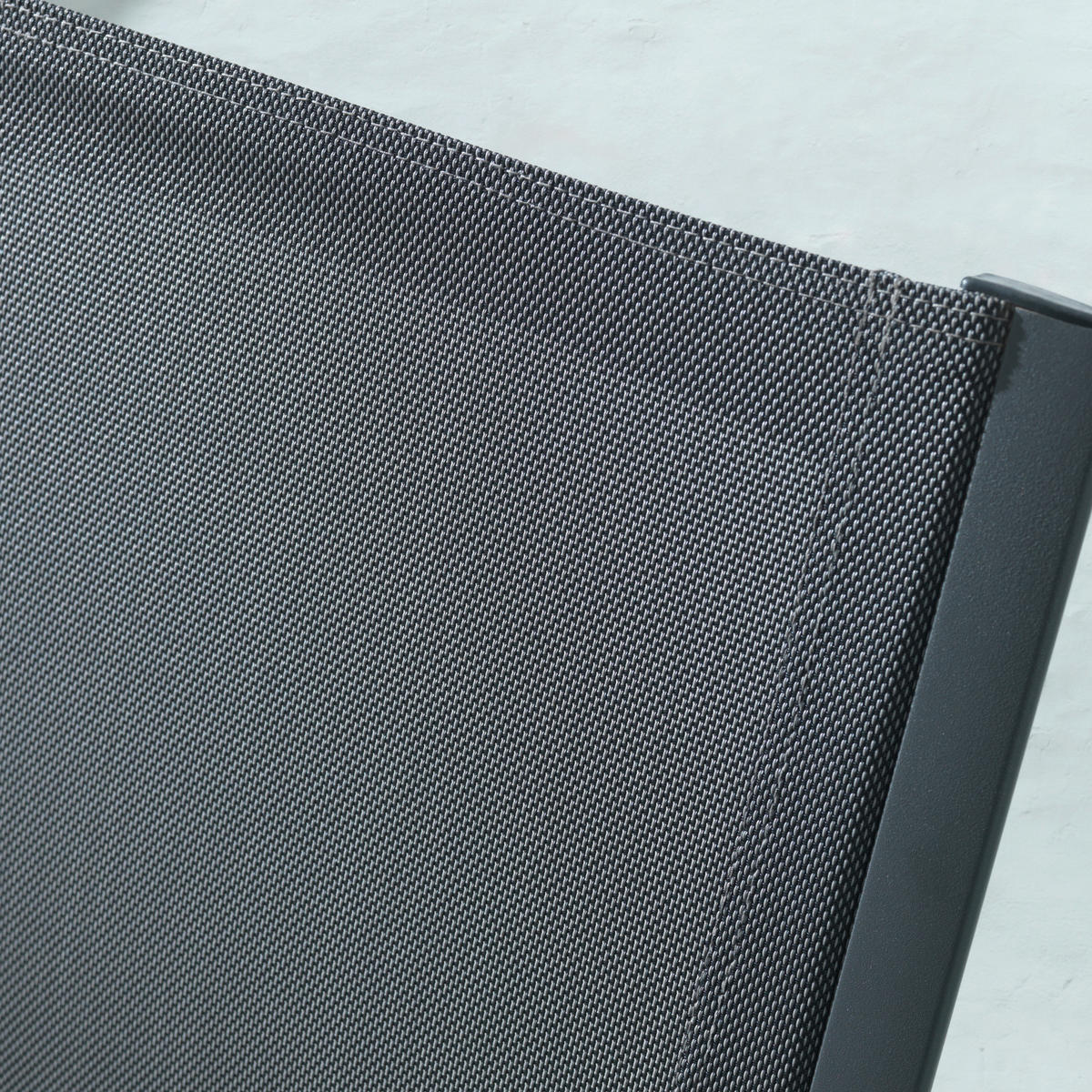 VRTNI STOL  les evkaliptusa aluminij antracit, naravne barve  - naravne barve/antracit, Design, kovina/tekstil (55/88/65,5cm) - Ambia Garden
