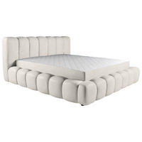 POLSTERBETT Lattenrost, Bettkasten Beige 160/200 cm  - Birkefarben/Beige, Trend, Holz/Kunststoff (160/200cm) - Esposa