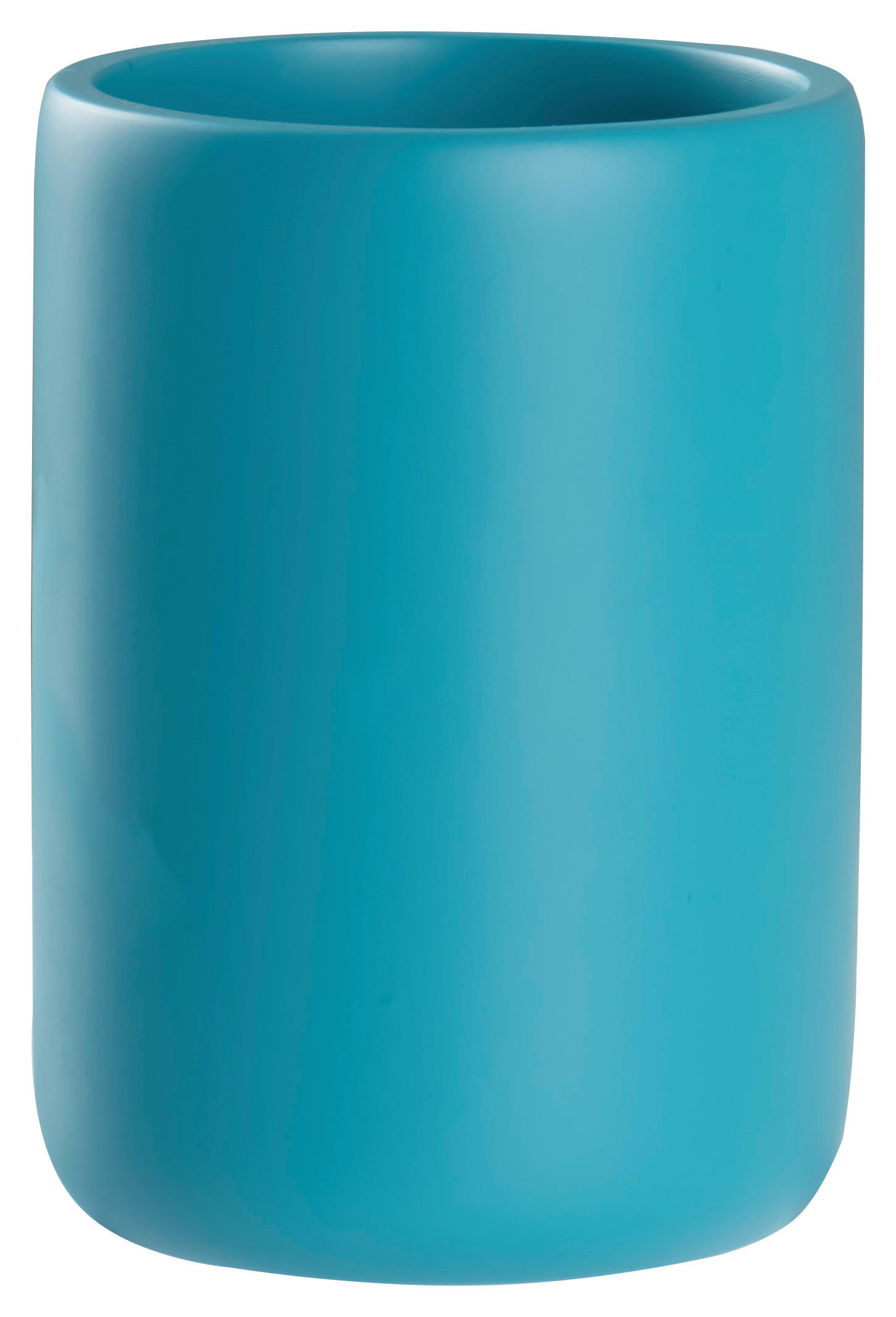 ZAHNPUTZBECHER Kunststoff  - Petrol, Basics, Kunststoff (7,3/9,8/7,3cm) - Sadena