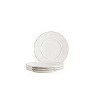 TELLERSET Unico 4-teilig  - Weiß, Basics, Keramik - Mäser