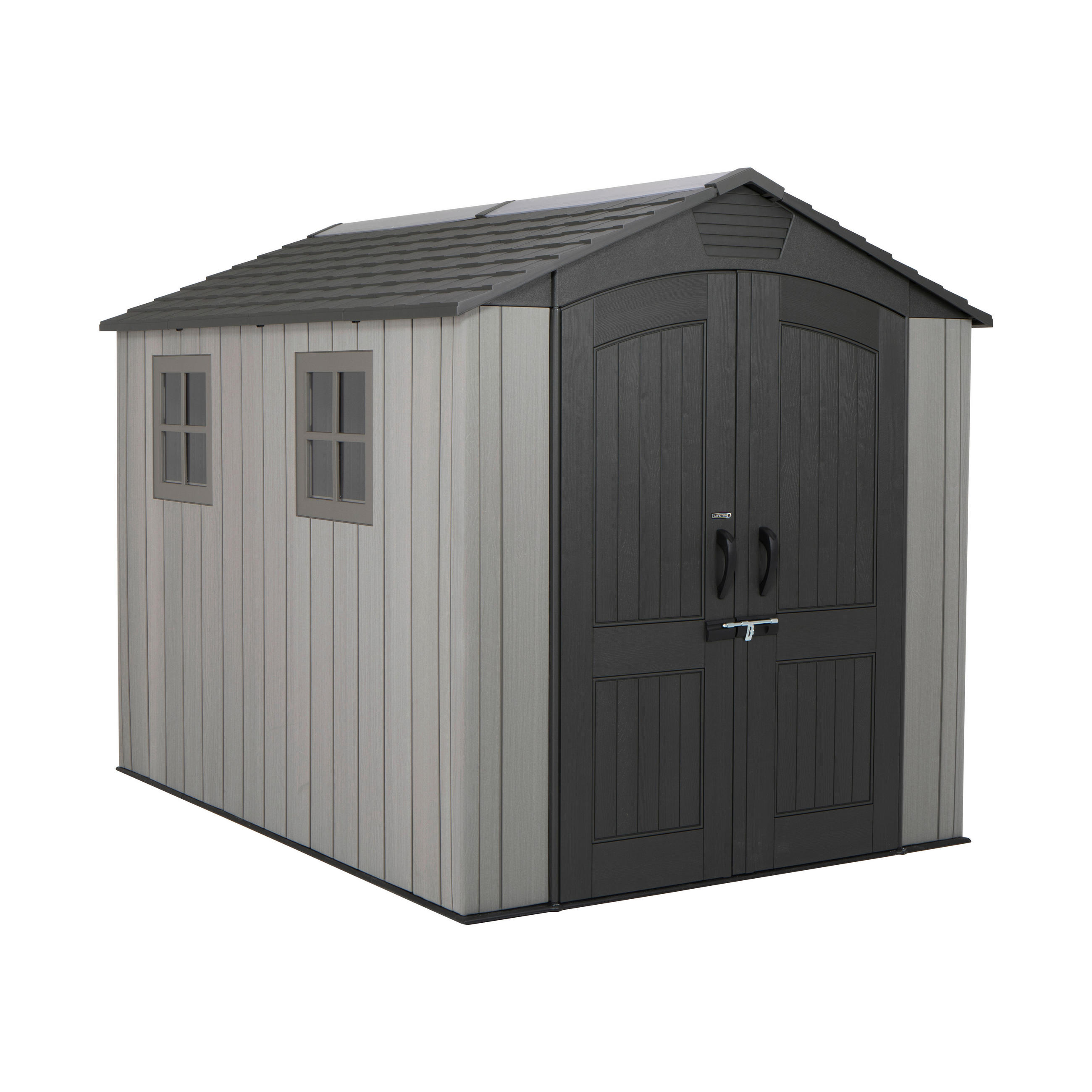GERÄTEHAUS - Grau, Basics, Kunststoff (204/227/285cm)