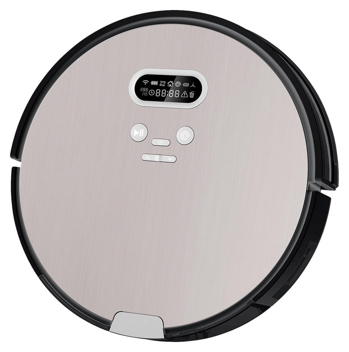 STAUBSAUGER ROBOTER RVC 8000  - Silberfarben/Schwarz, KONVENTIONELL, Kunststoff/Metall (33cm) - Atrigo