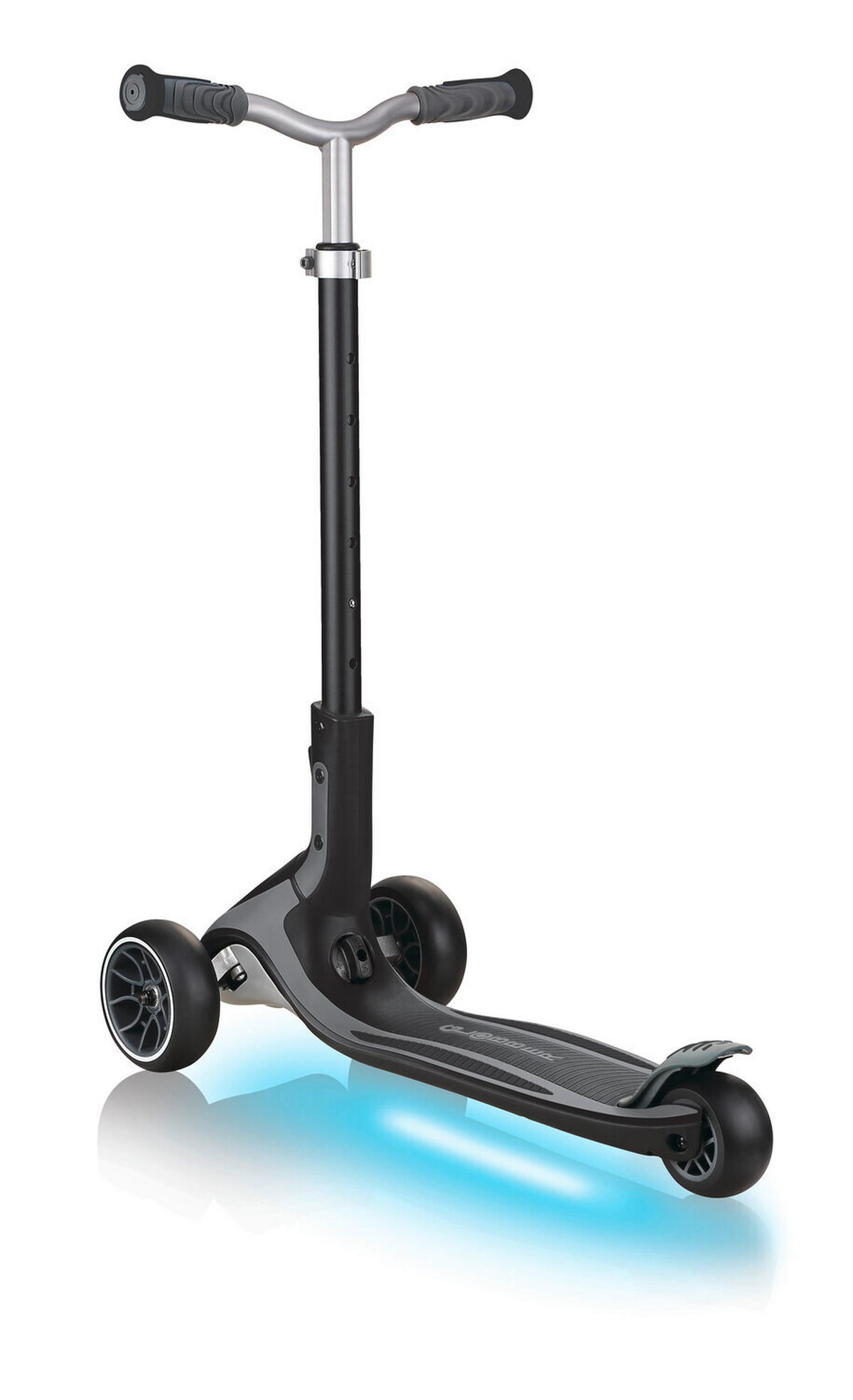 SCOOTER ULTIMUM LIGHTS  - Grau, Basics, Kunststoff/Metall (63/39,5/101cm) - GLOBBER