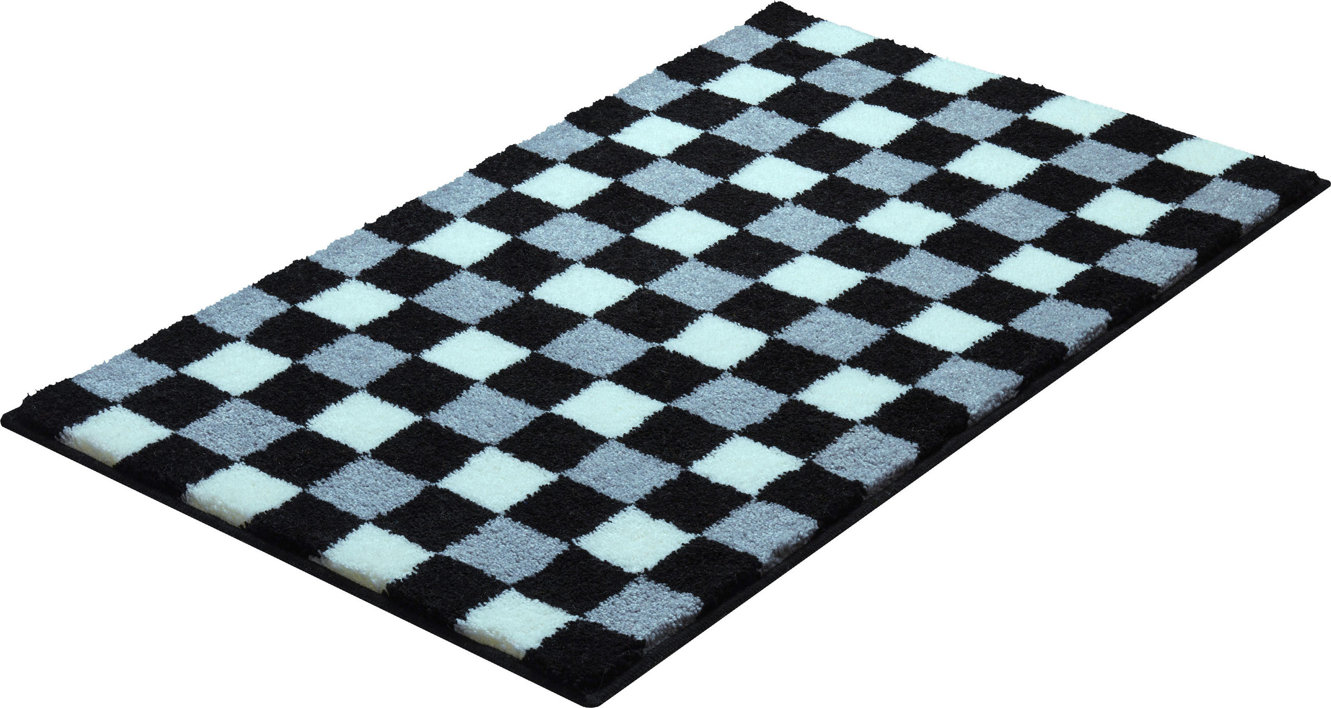 BADEMATTE Grau 65/115 cm  - Grau, Basics, Kunststoff/Textil (65/115cm) - Grund