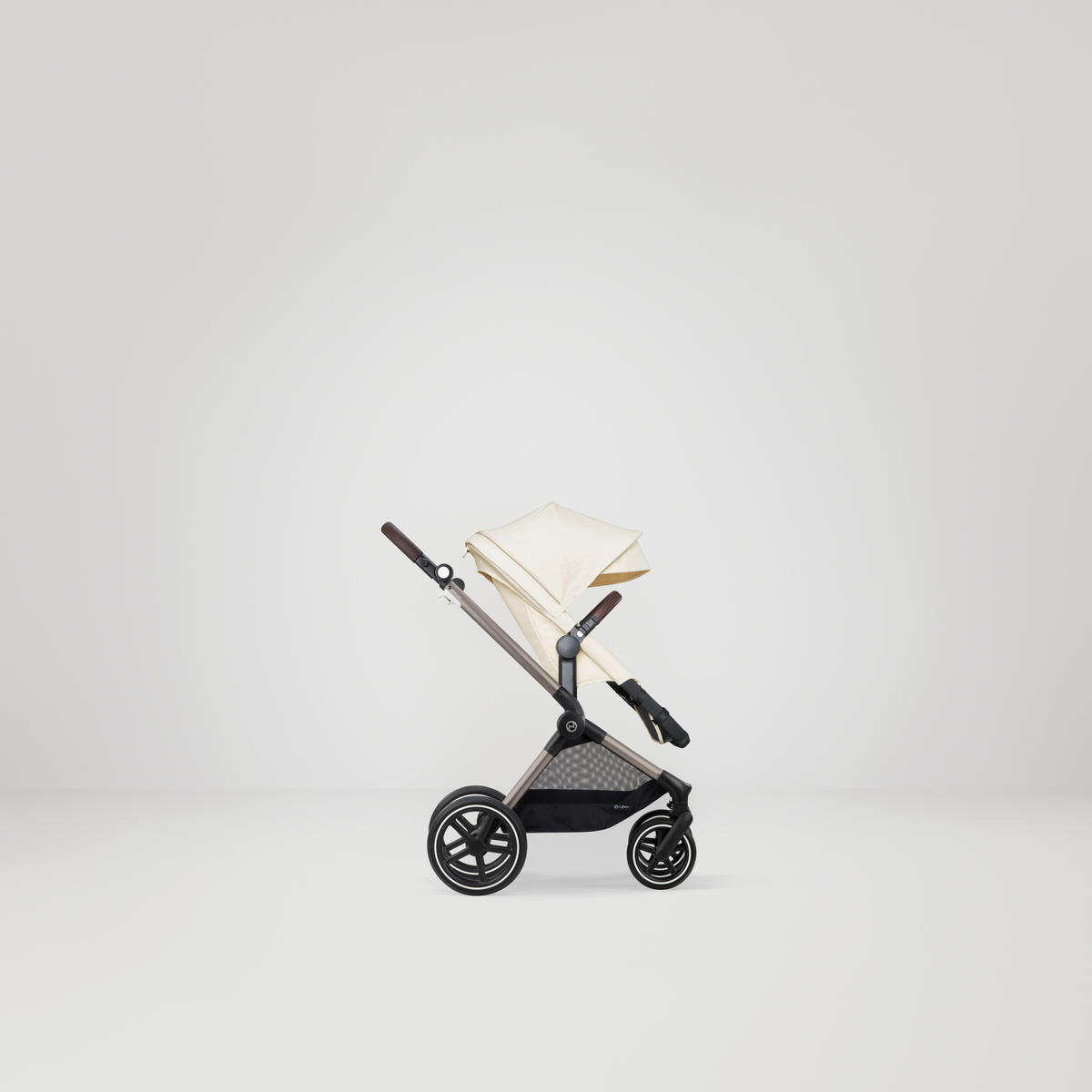 KOMBIKINDERWAGEN Eos Lux  - Beige/Silberfarben, Basics, Textil/Metall (85/61/116cm) - Cybex