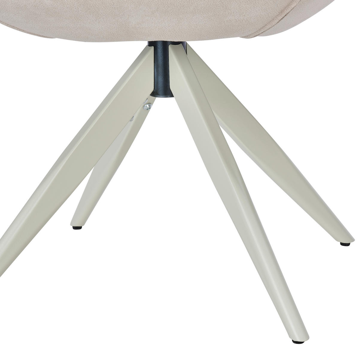 ARMLEHNSTUHL  in Eisen Webstoff  - Beige, MODERN, Textil/Metall (59/84/59cm) - Livetastic