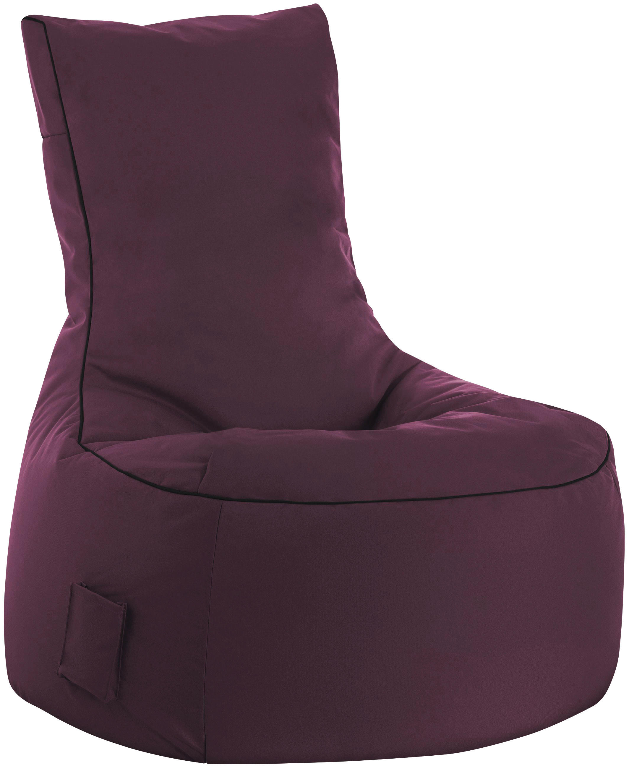SITZSACK 300 l  - Aubergine, Design, Textil (95/90/65cm)