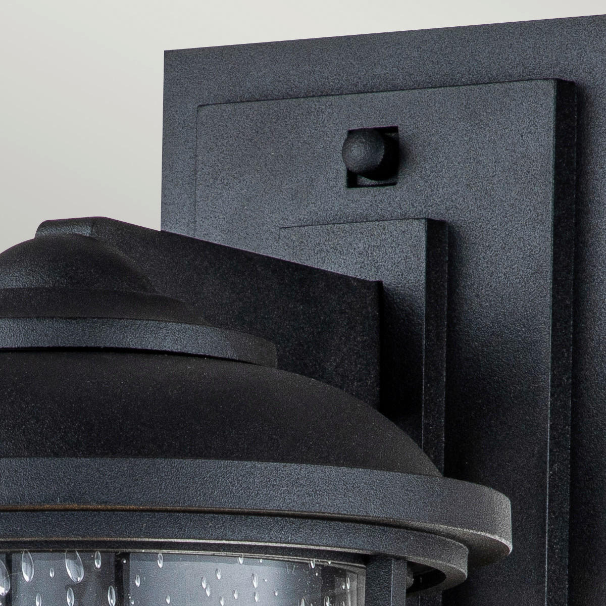 AUSSENWANDLEUCHTE - Schwarz, Konventionell, Glas/Metall (18,1/22,9/35,2cm) - Elstead Lighting