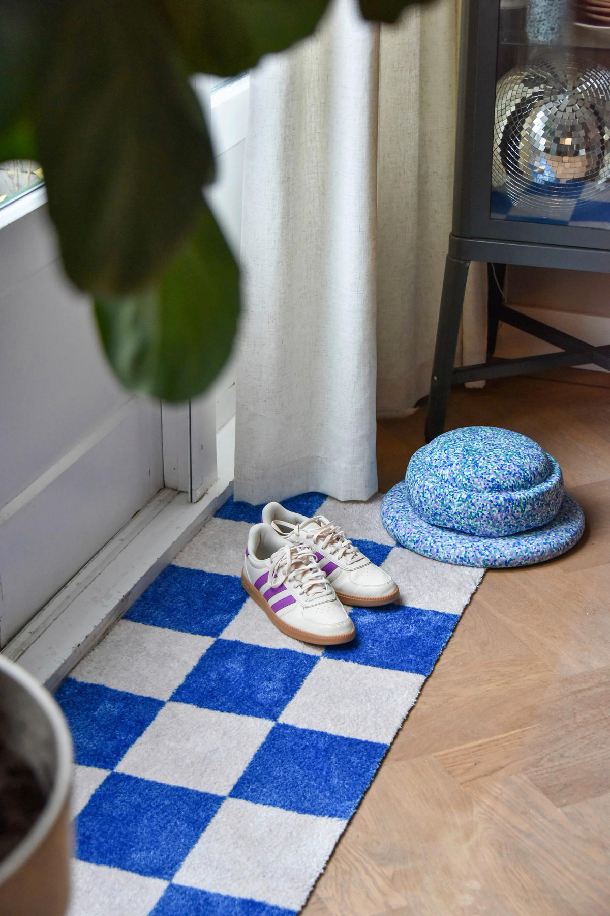 LÄUFER 50/150 cm Touch  - Blau/Weiß, Trend, Kunststoff (50/150cm) - madaboutmats