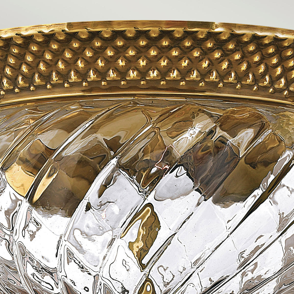 DECKENLEUCHTE  30.5/20 cm    - Messingfarben, Konventionell, Glas/Metall (30.5/20cm) - Elstead Lighting