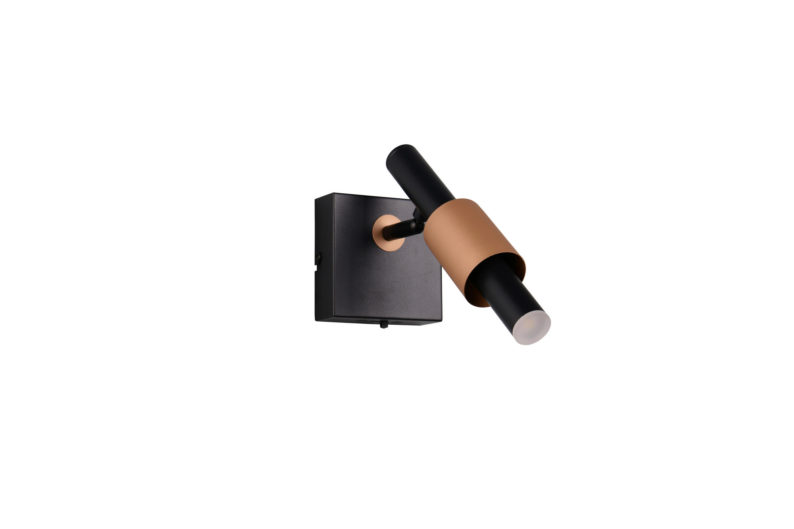 LED-STRAHLER 10/20.5/20.5 cm   - Schwarz/Braun, Basics, Metall (10/20.5/20.5cm)