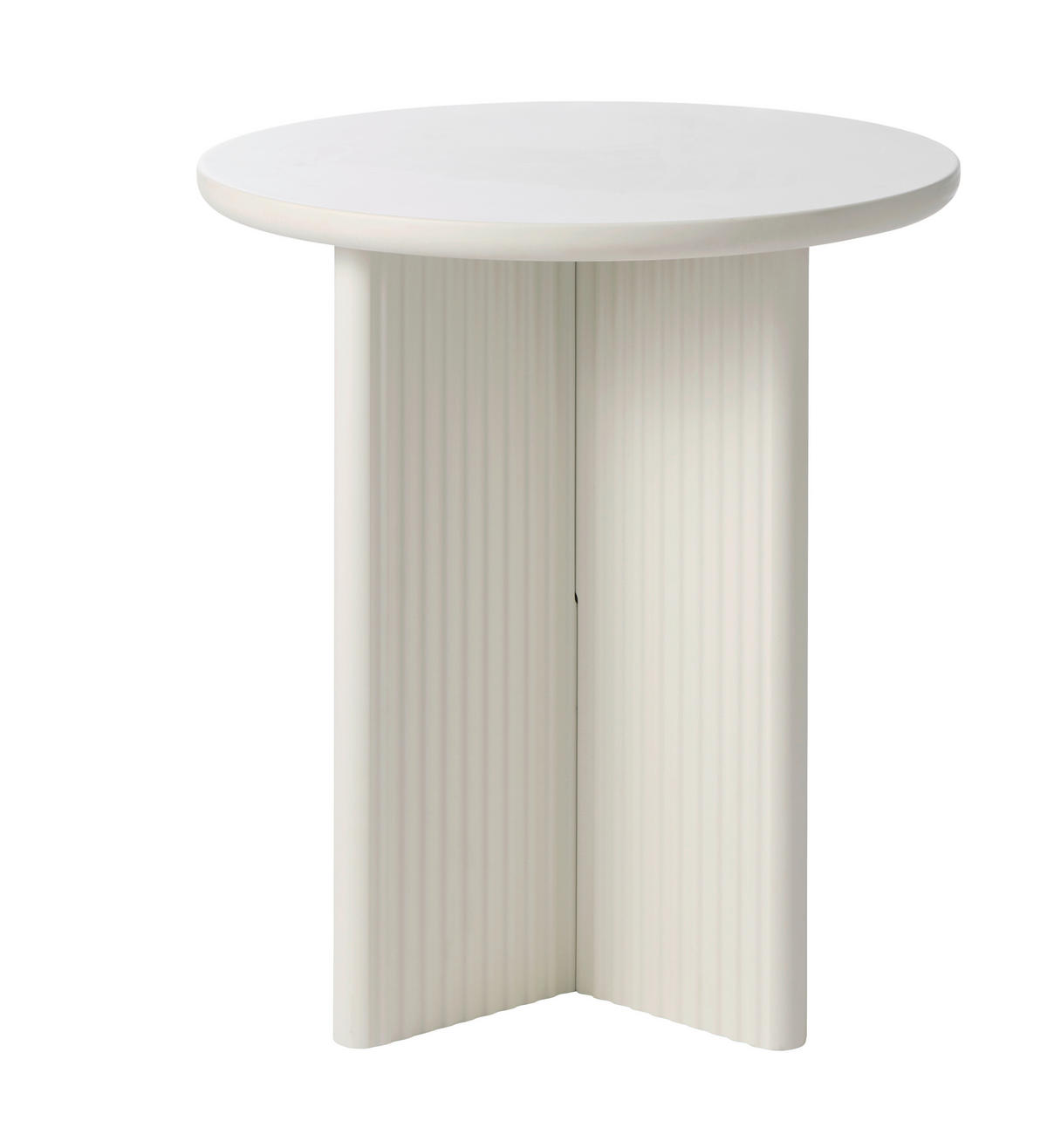 BEISTELLTISCH 50/50/55 cm Greige rund  - Greige, Basics, Holzwerkstoff (50/50/55cm) - Boxxx