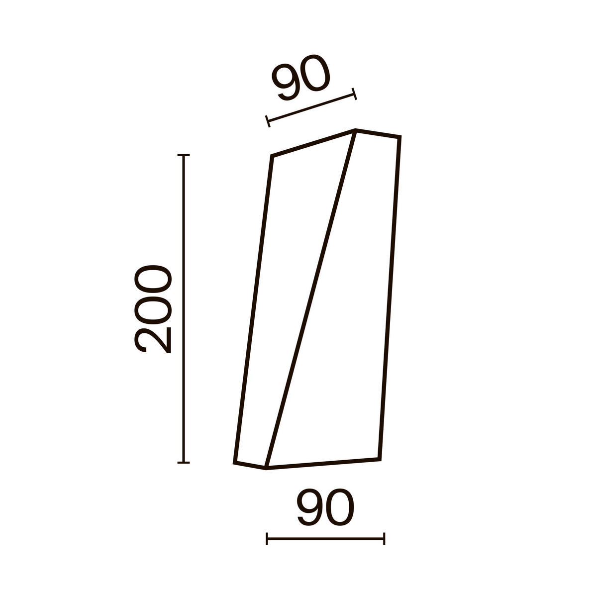 VENKOVNÍ NÁSTĚNNÉ SVÍTIDLO - bílá, Trend, kov (9/20/9cm)