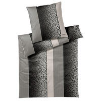 BETTWÄSCHE 2-teilig Makosatin 135/200 cm  - Grau, Design, Textil (135/200cm) - Joop!
