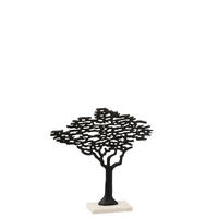 DEKOBAUM - Schwarz, Basics, Stein/Metall (54/10/56cm) - Ambia Home