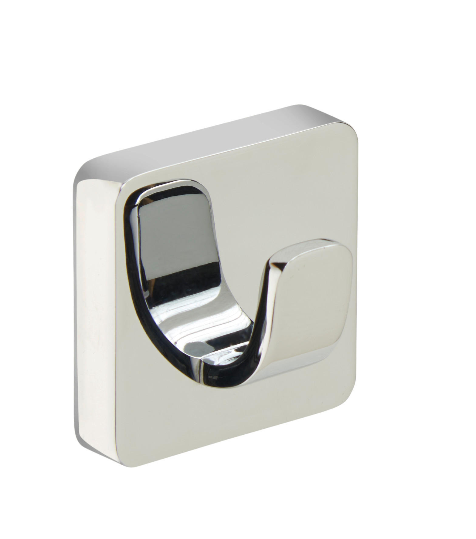 HANDTUCHHALTER 4,5/4,5/3 cm  - Chromfarben, Basics, Metall (4,5/4,5/3cm)