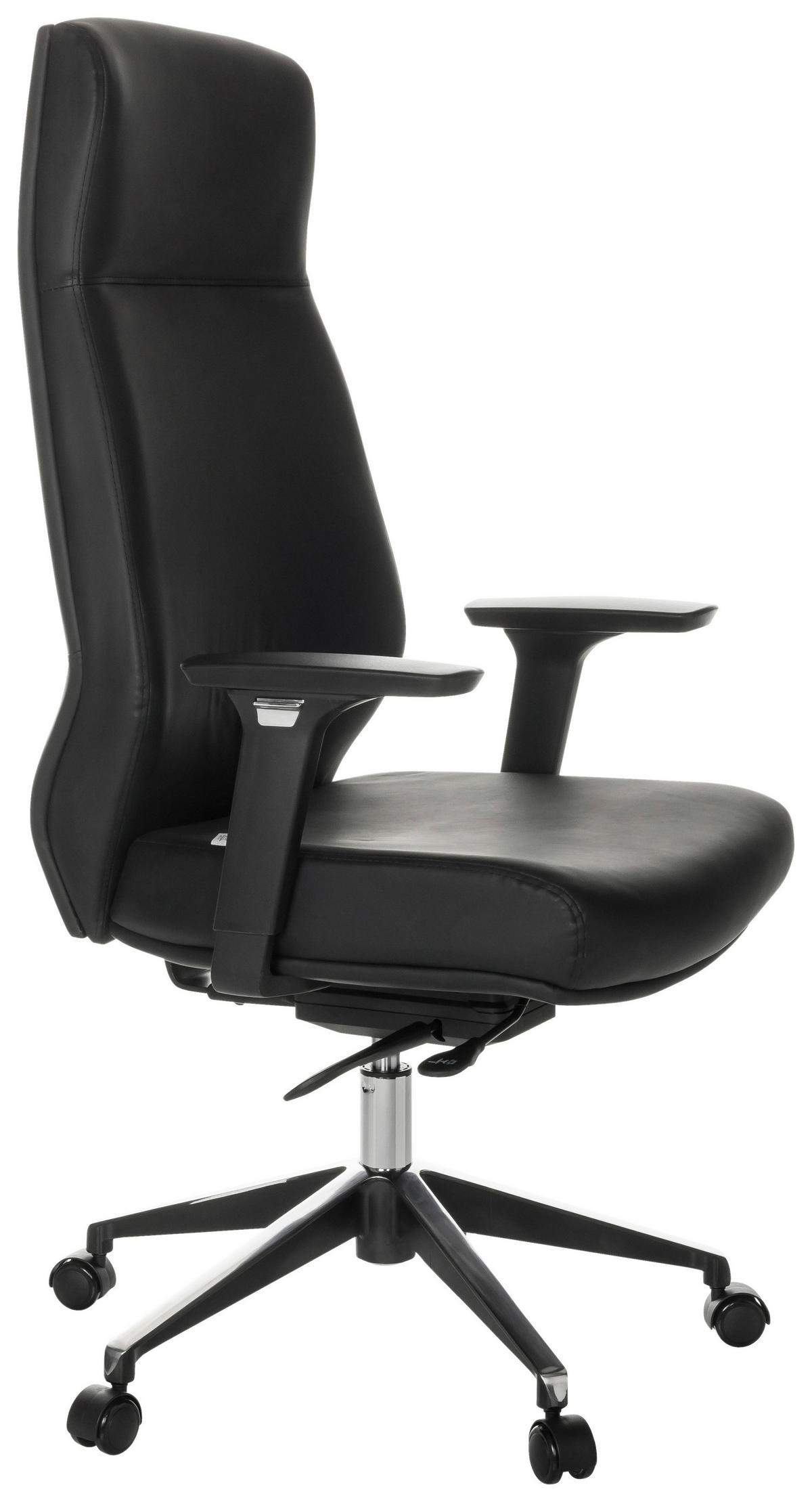 KANCELÁŘSKÉ KŘESLO, černá - černá, Basics, kov/plast (68/123-130/68cm) - MID.YOU