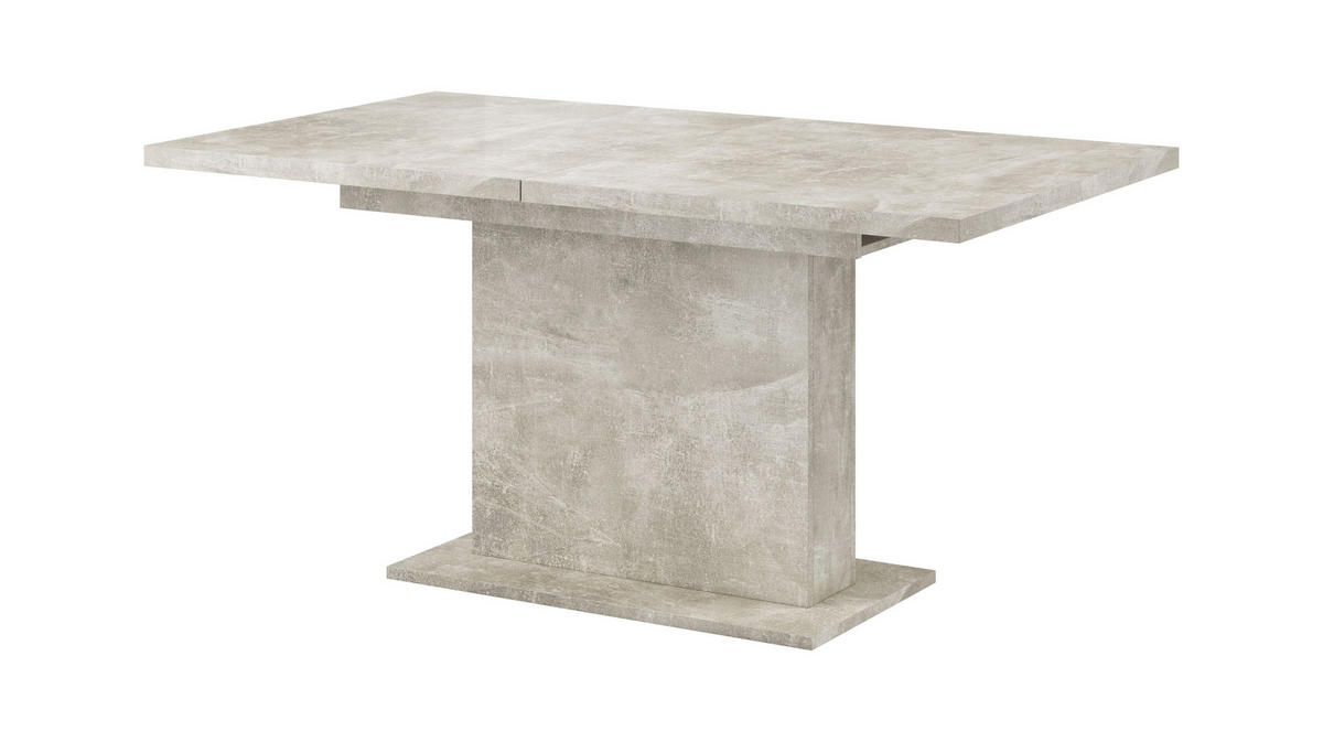 STOL ZA BLAGOVAONICU  siva  drvni materijal      - siva, Konvencionalno, drvni materijal (160-200/76/90cm)