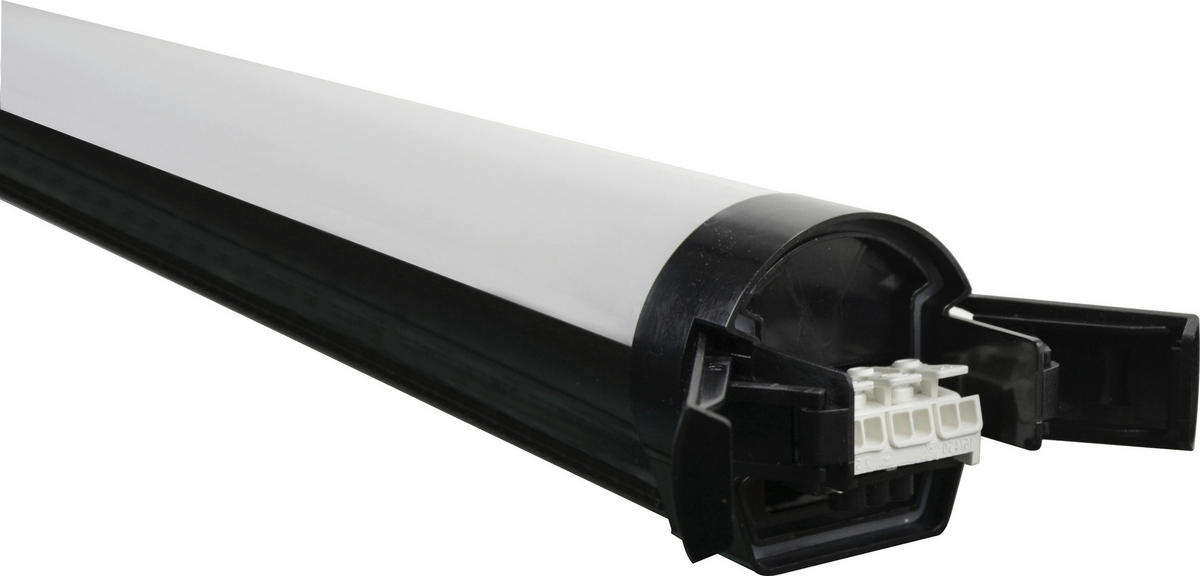 LED-DECKENLEUCHTE pro 62/6/6 cm   - Schwarz, Basics, Kunststoff (62/6/6cm)