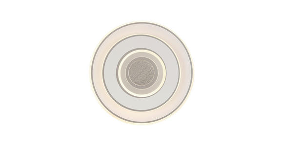 LED-DECKENLEUCHTE 35/6 cm   - Chromfarben/Weiß, Basics, Kunststoff/Metall (35/6cm) - Novel