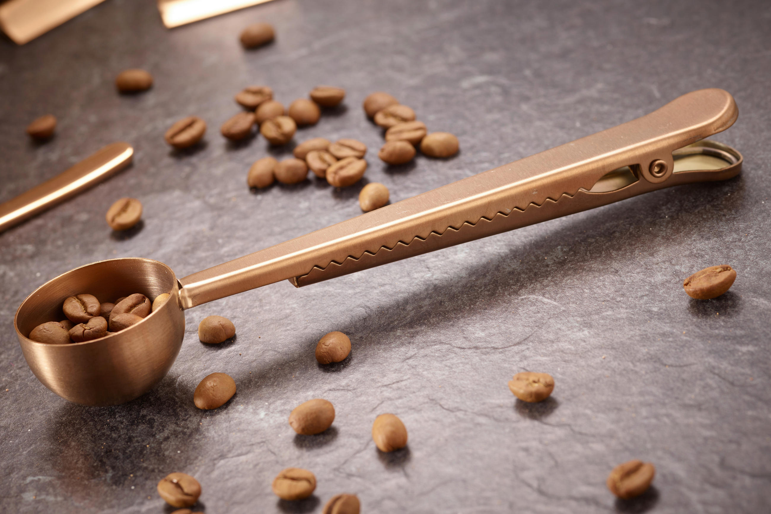 KAFFEESET Kupferfarben 23-teilig  - Kupferfarben, Design, Metall (10,5cm) - Echtwerk