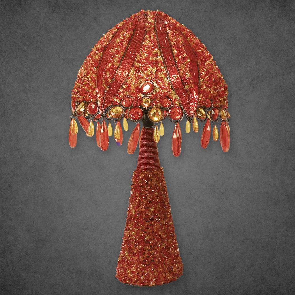 Thumbnail - Näve Tischleuchte Perla, Orange, Metall, Kunststoff, 53 cm, Lampen & Leuchten, Innenbeleuchtung, Tischlampen, Tischlampe...