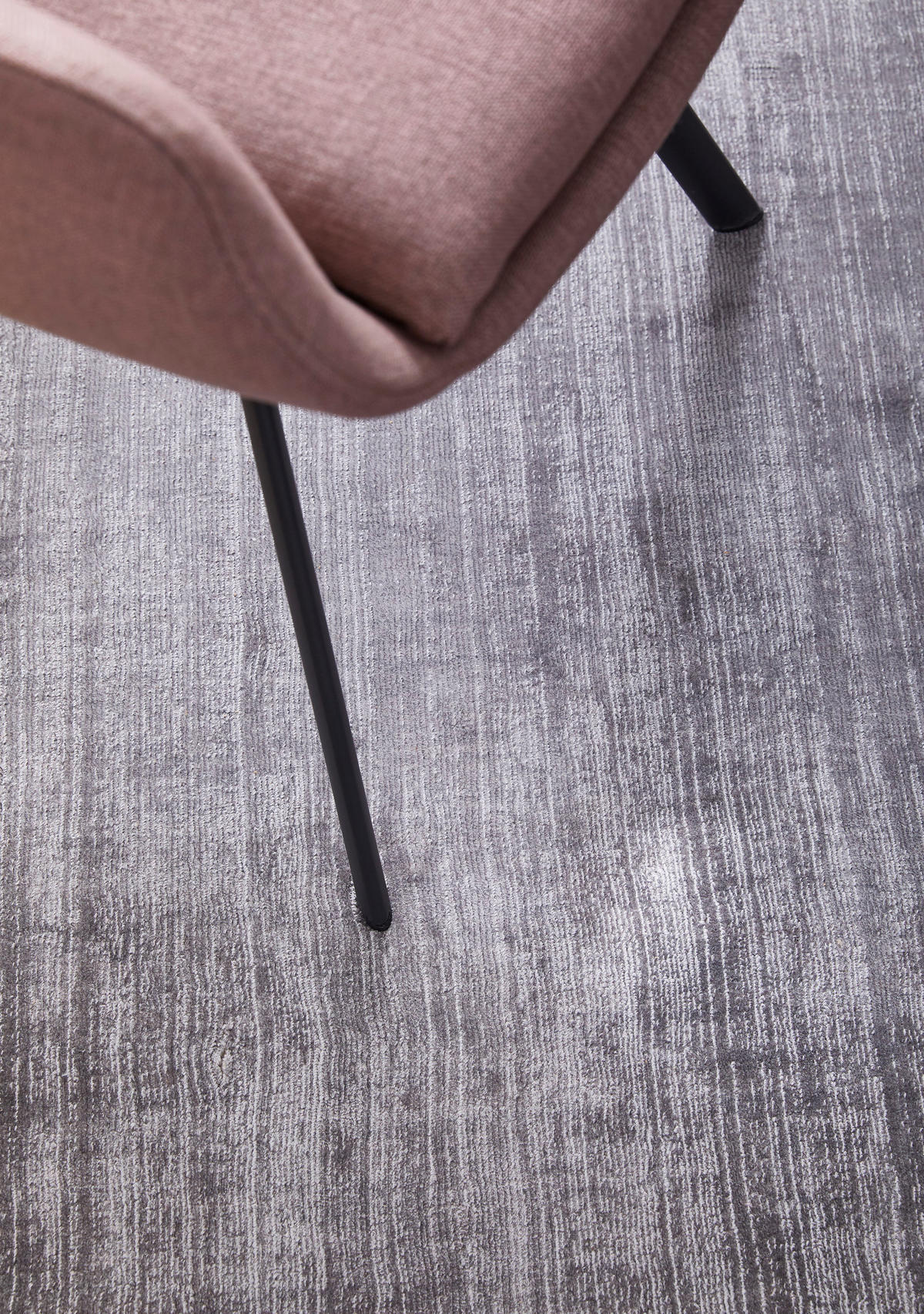 HANDWEBTEPPICH 200/300 cm Alessa Silberfarben  - Silberfarben, Design, Textil (200/300cm) - Schöner Wohnen