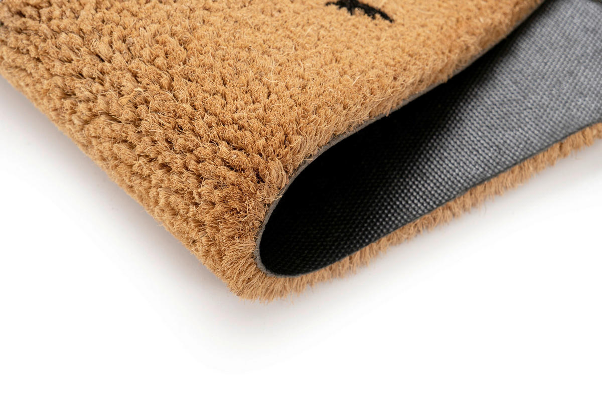 FUßMATTE 45/75 cm  - Hellbraun, Basics, Textil (45/75cm) - Kayoom