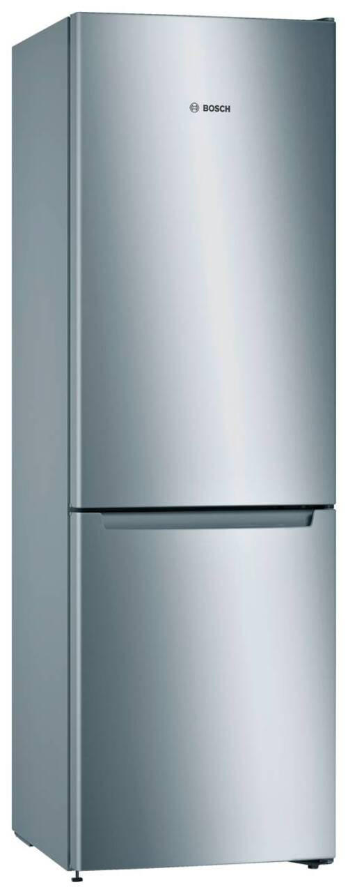 KÜHL-GEFRIER-KOMBINATION 60/176/66 cm KGN33NLEB  - Edelstahlfarben, Basics, Metall (60/176/66cm) - Bosch