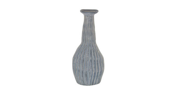 VASE 40.5 cm  - Blau, Trend, Keramik (17,53/39,6cm) - Ambia Home