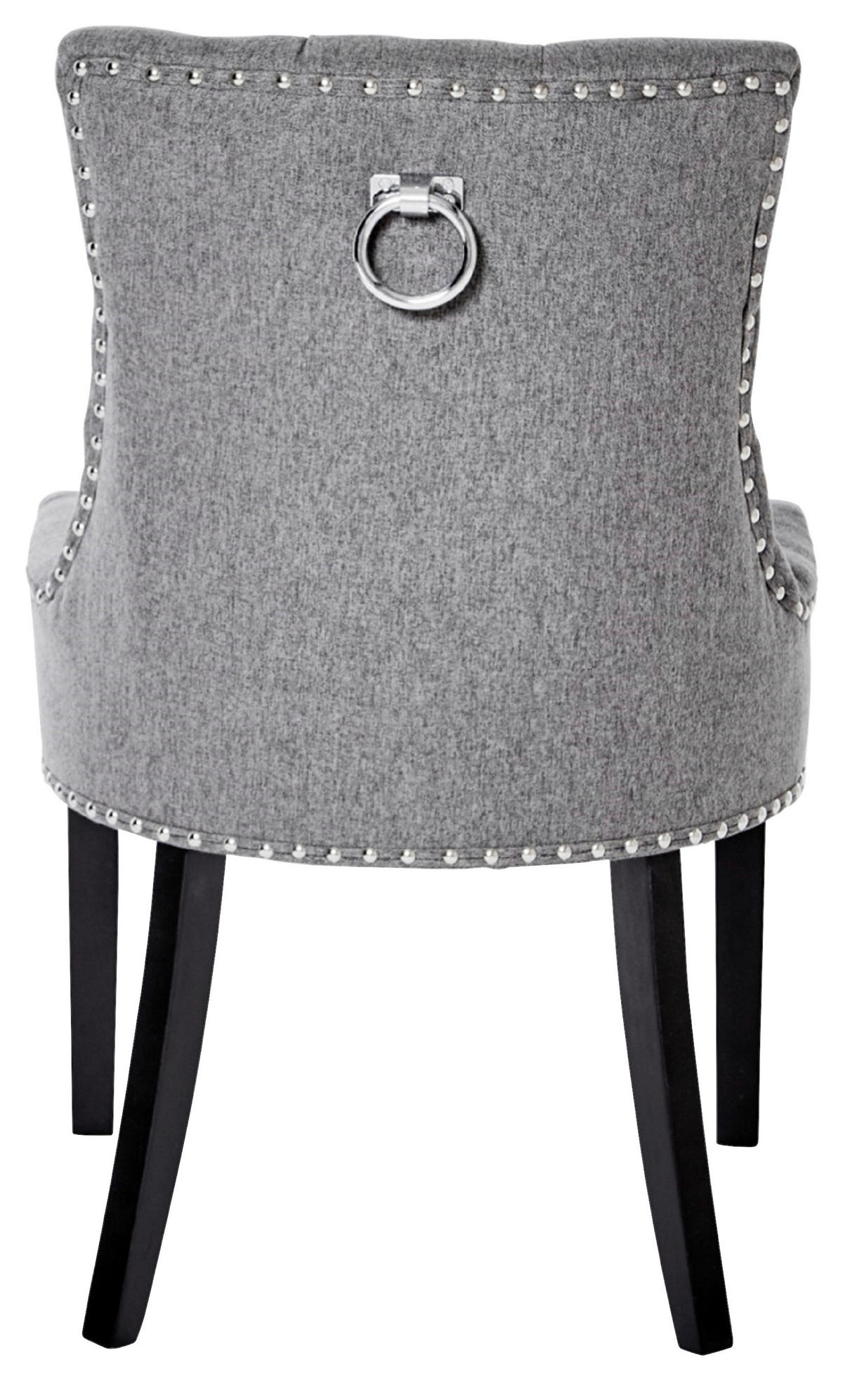 STUHL  in Webstoff  - Schwarz/Grau, Modern, Holz/Textil (56/62,5/91cm) - Livetastic