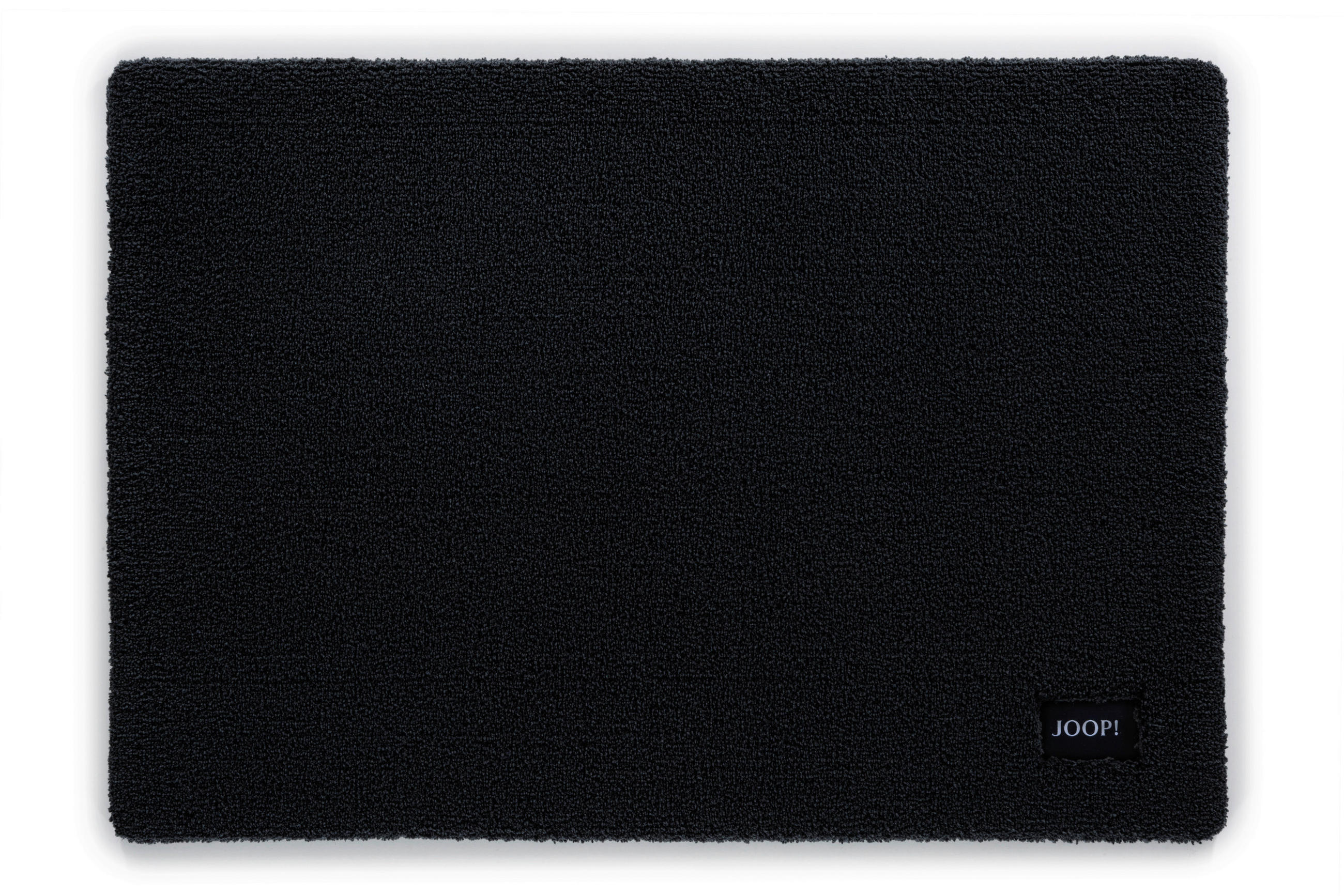 BADEMATTE Basic Schwarz 60/90 cm  - Schwarz, Basics, Textil (60/90cm) - Joop!